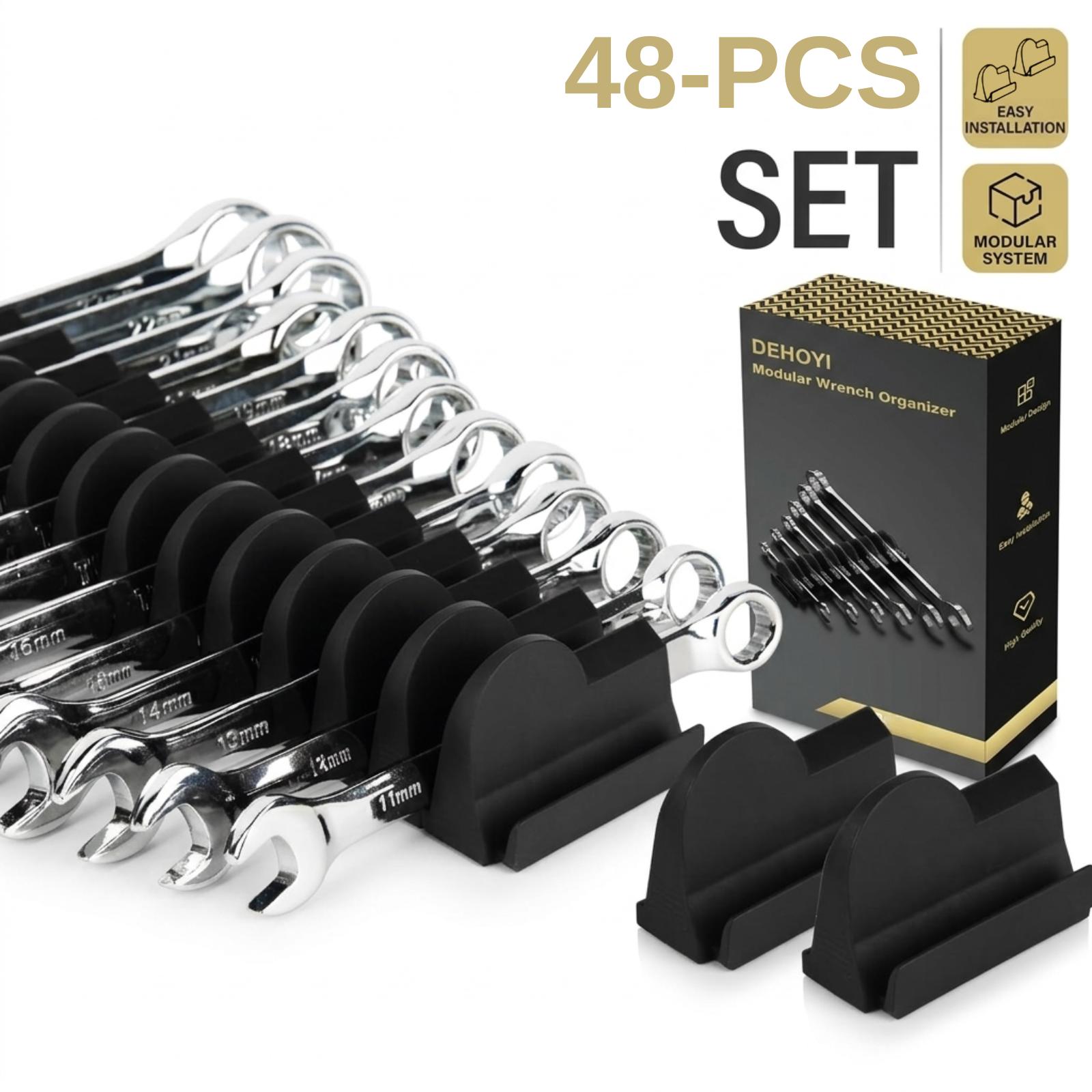 Men Accessories Drawer - 48Pcs Modular Wrench Organizer Tool Drawer
