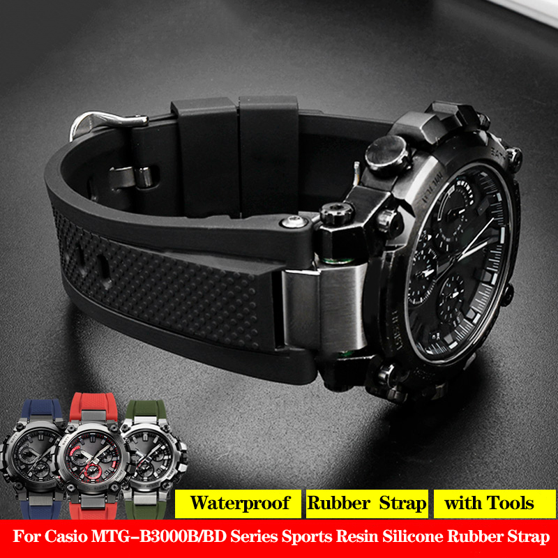Men Accessories Bd - Sports Resin Silicone Rubber Strap For