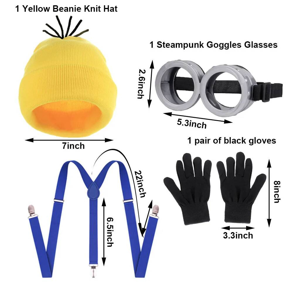 Men'S Yellow Accessories - Disfraz Disguise Funny Halloween Costume Accessories