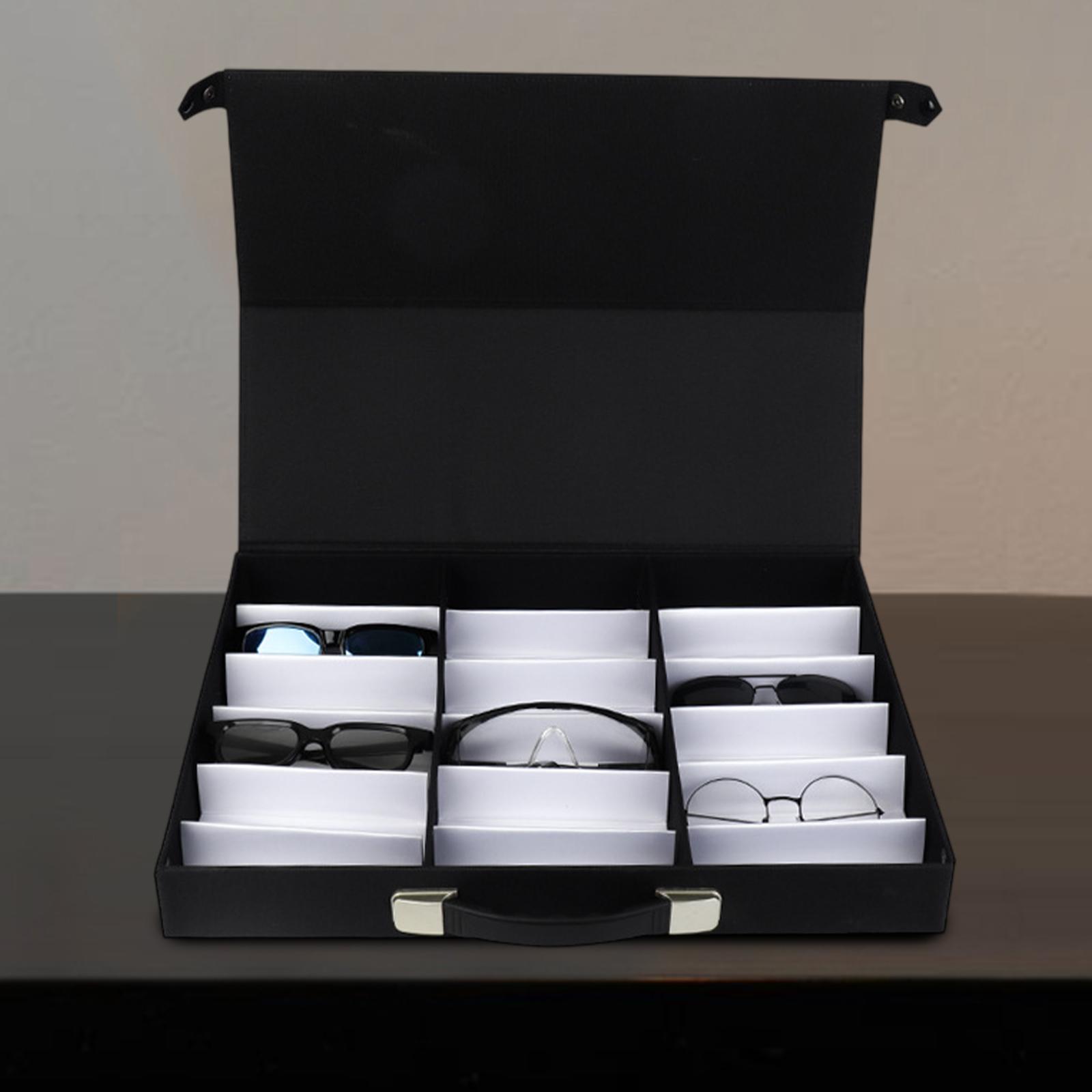Men Accessories Drawer - Sunglasses Organizer 18 Slots Practical for