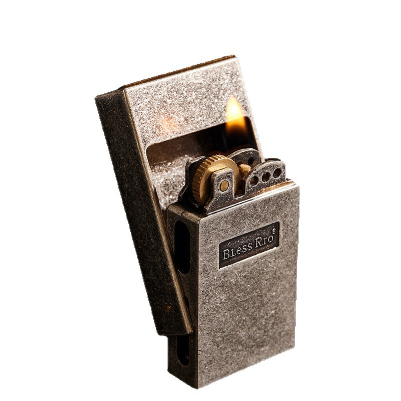 Retro Grinding Wheel Lighter O - Men Accessories Drawer 评论和价格