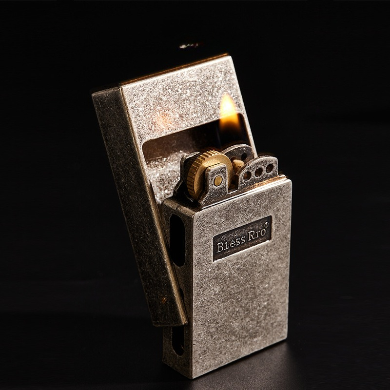 Retro Grinding Wheel Lighter O - Men Accessories Drawer 评论和价格