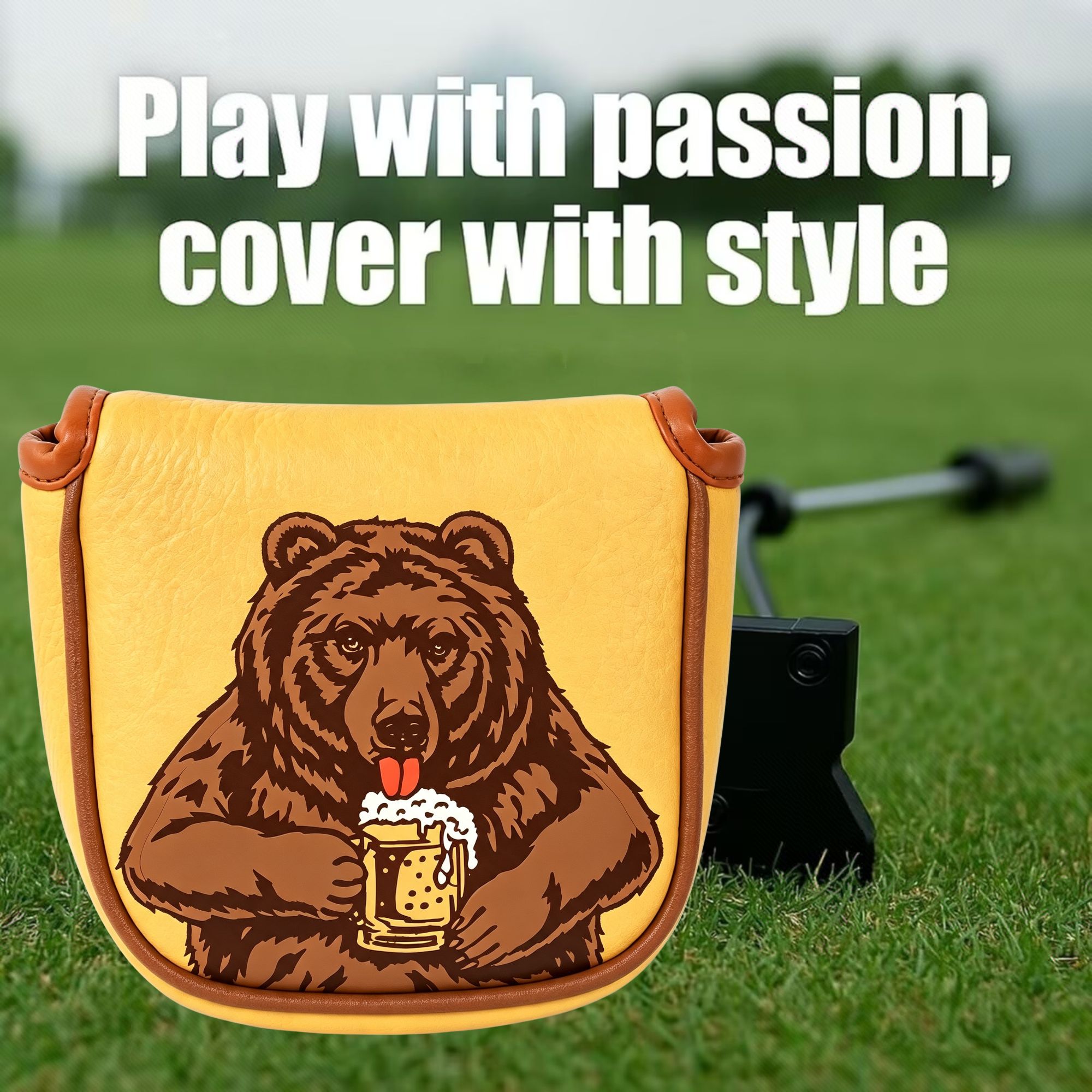 Skull Embroidered Golf Mallet  - Men Accessories Usa 评论和价格