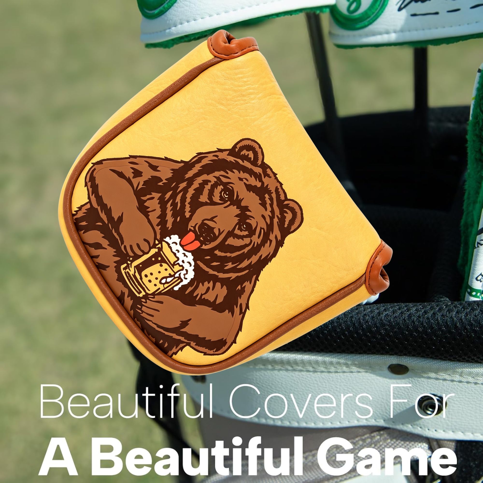 Skull Embroidered Golf Mallet  - Men Accessories Usa 评论和价格