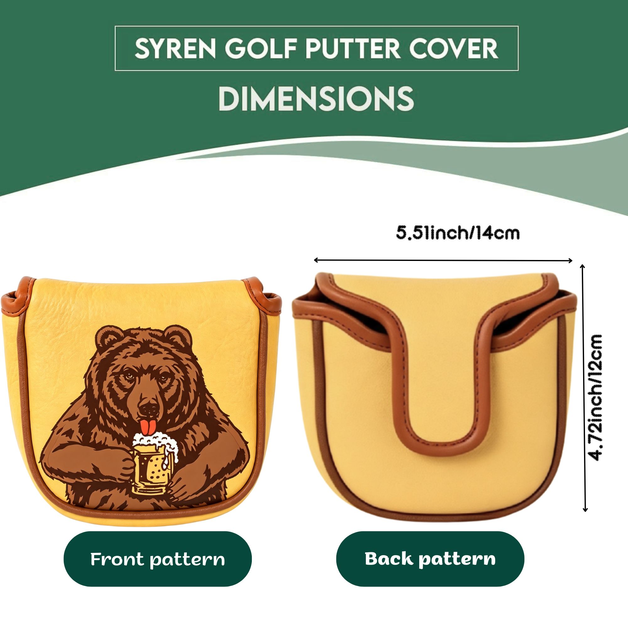 Skull Embroidered Golf Mallet  - Men Accessories Usa 评论和价格