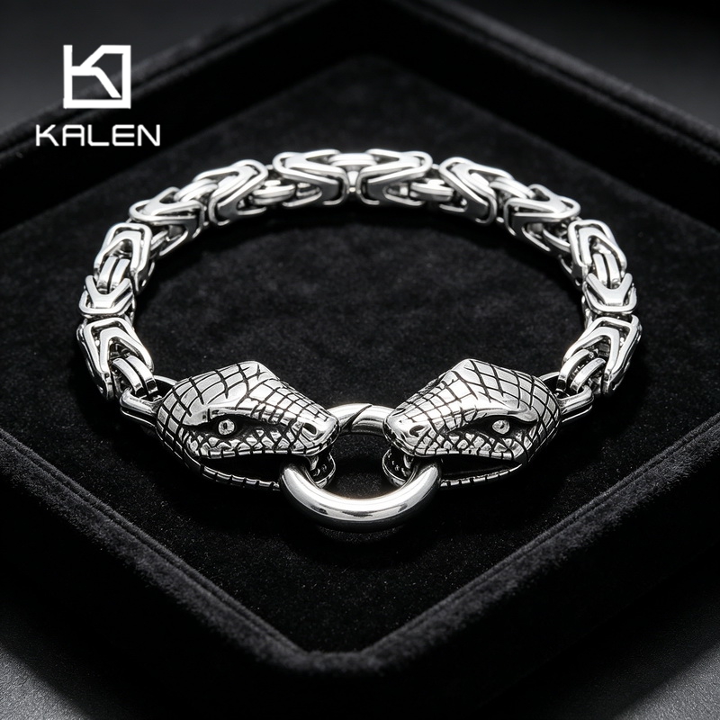 Kalen Vintage Stainless Steel  - Men Accessories Bd 评论和价格