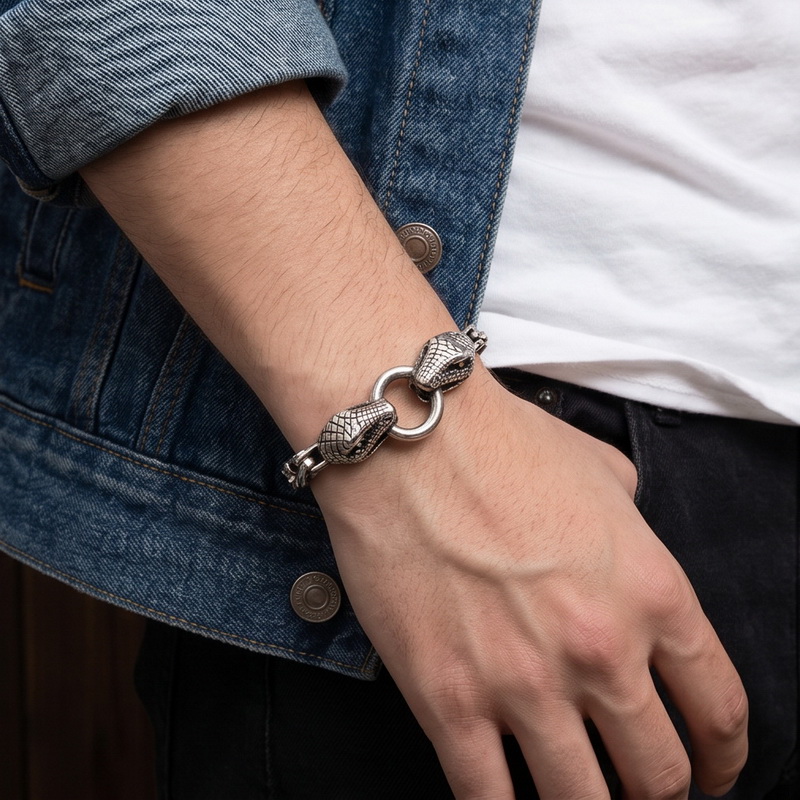 Kalen Vintage Stainless Steel  - Men Accessories Bd 评论和价格