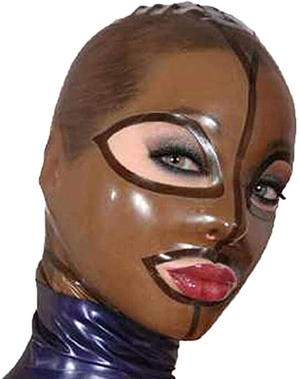 Latex Mask Transparen Brown Ru - Men Accessories To Wear 评论和价格