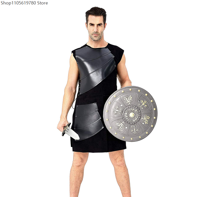 Faux‑Leather Cosplay Sleeveles - Men Accessories To Wear 评论和价格