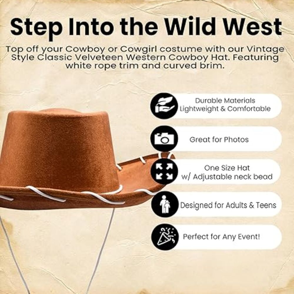 Fantasia Woody Jessie Cosplay  - Men Accessories Kit 评论和价格