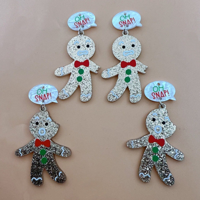 10pcs Cute Christmas Gingerbre - Men'S Accessories And Jewelry 评论和价格