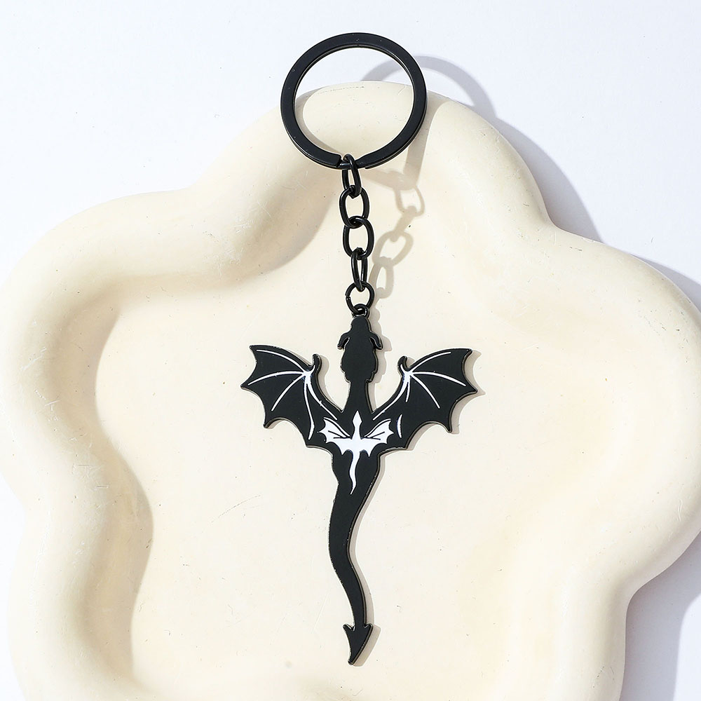 Fourth Wing Black Dragon Keych - Men'S Accessories And Jewelry 评论和价格
