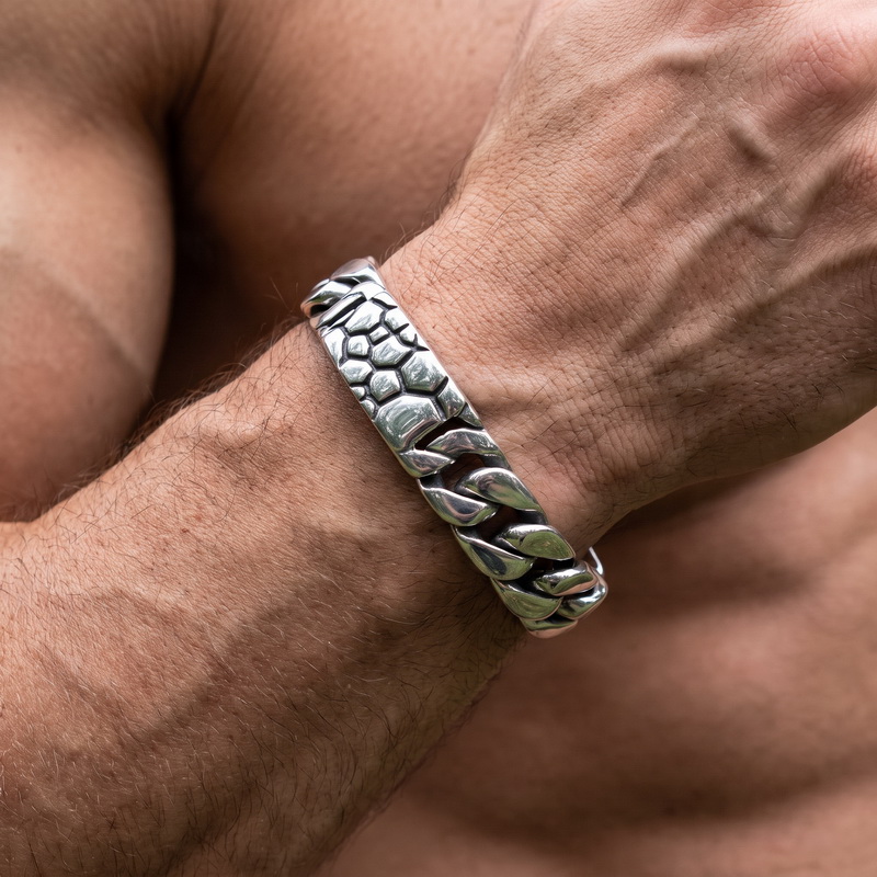 KALEN Vintage Stainless Steel  - Men Accessories Bd 评论和价格