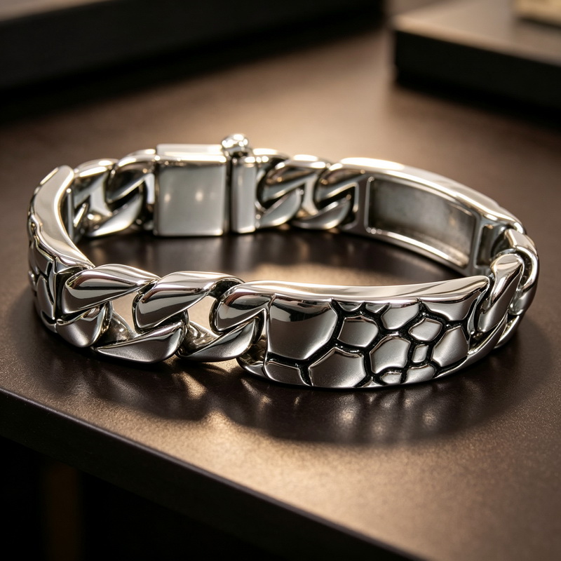 KALEN Vintage Stainless Steel  - Men Accessories Bd 评论和价格