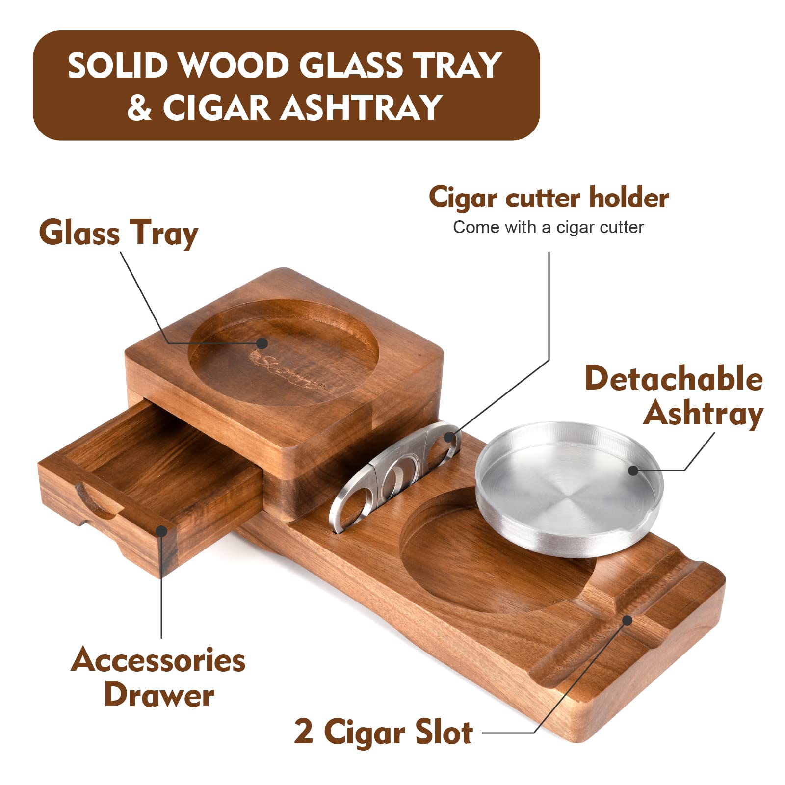 Great Cigar Accessories for Me - Men Accessories Drawer 评论和价格