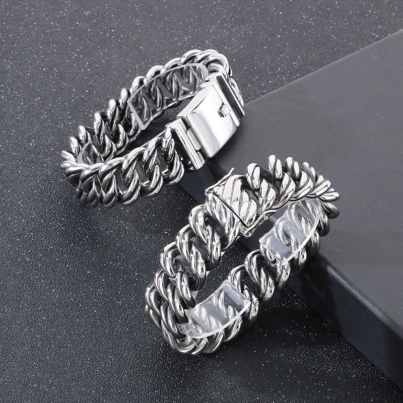 KALEN 22MM Twisted Link Chain  - Men Accessories Bd 评论和价格