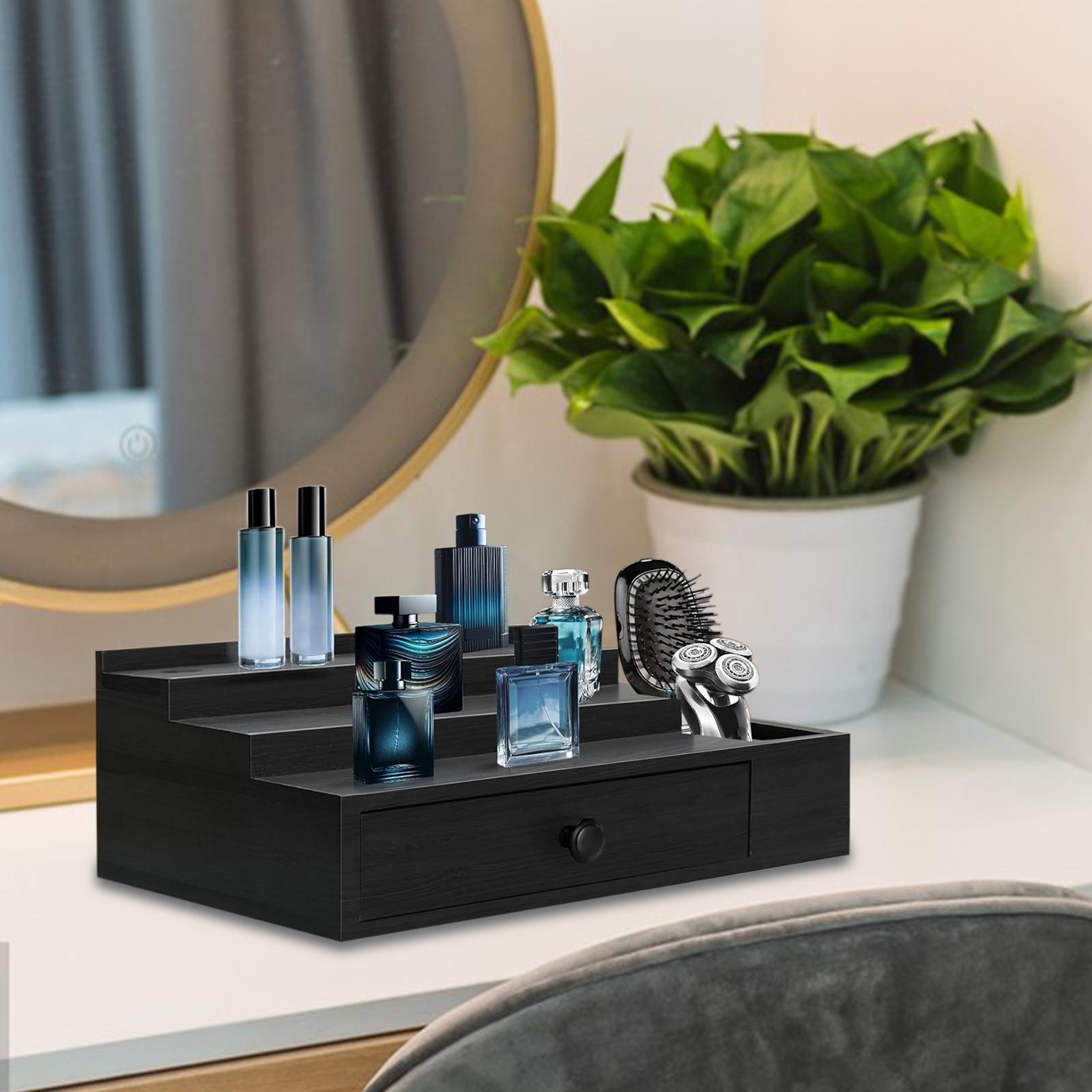 Perfume Organizer Wood Three T - Men Accessories Drawer 评论和价格