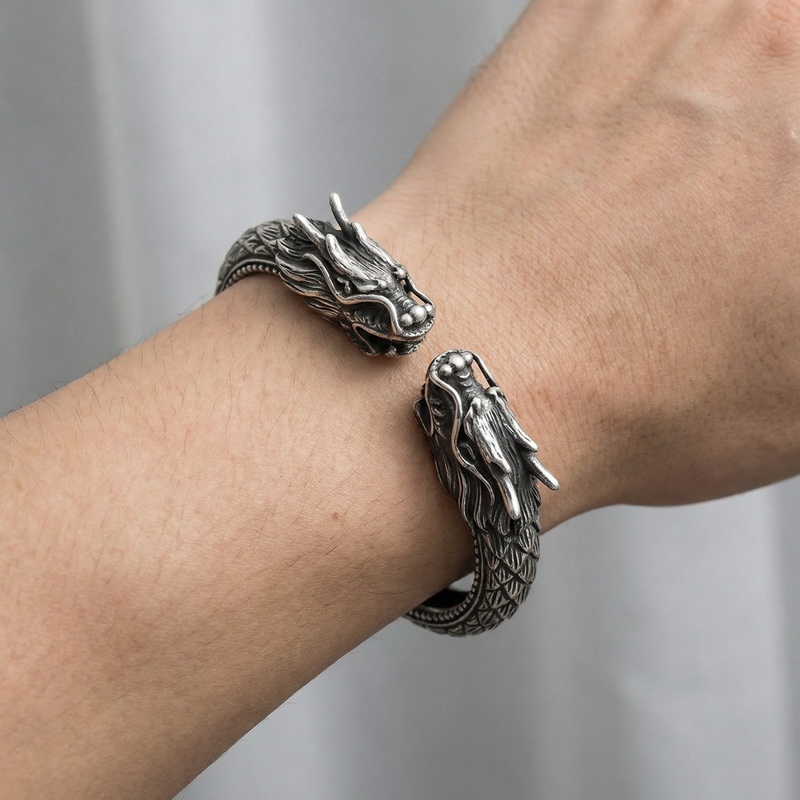 Fongten Viking Wolf Head Stain - Men Accessories Bd 评论和价格