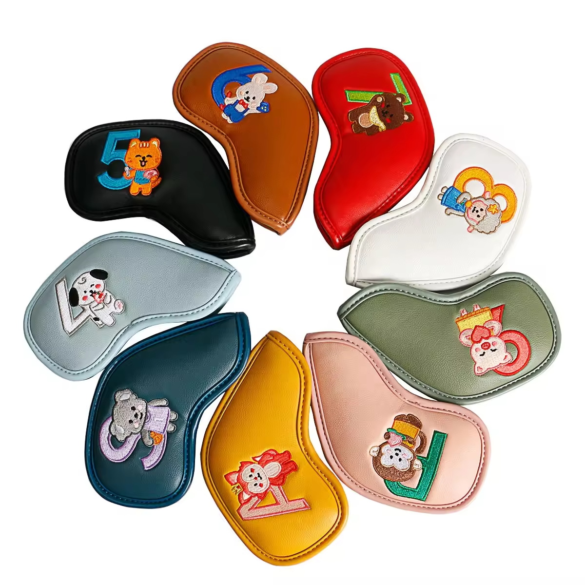 9Pcs Cute Cartoon Animal Golf  - Men Accessories Usa 评论和价格