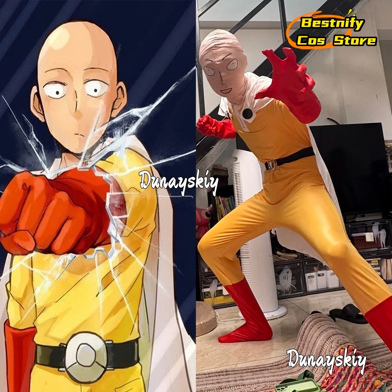 Saitama MAN Cosplay Jumpsuit C - Men'S Accessories Japan 评论和价格