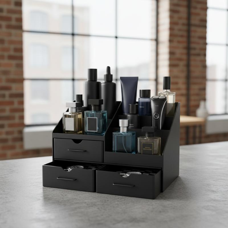 3-in-1 Men’s Perfume Organizer - Men Accessories Drawer 评论和价格