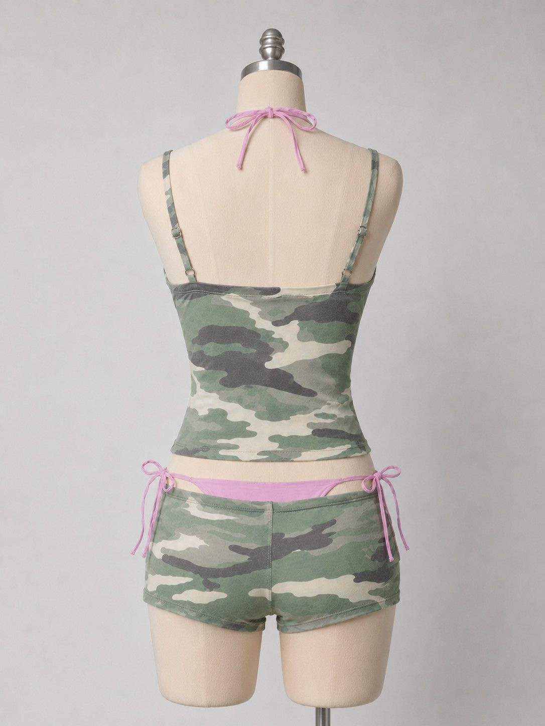 Y2K retro camouflage two-piece - Men Accessories To Wear 评论和价格