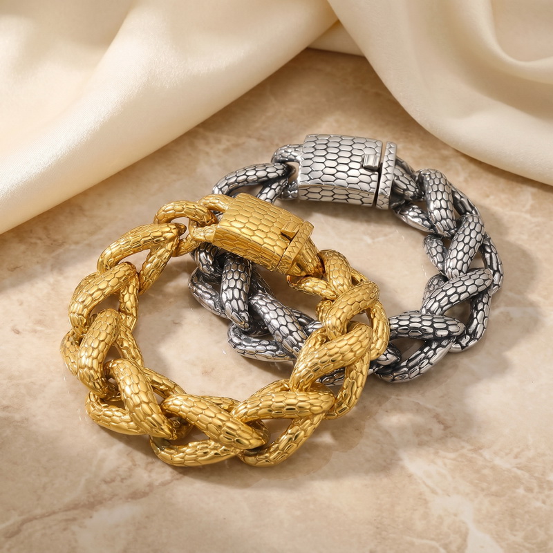 Kalen Snake Skin Cuban Link Me - Men Accessories Bd 评论和价格